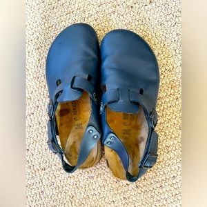 Birkenstock Tokio Super Grip blue clogs size 42